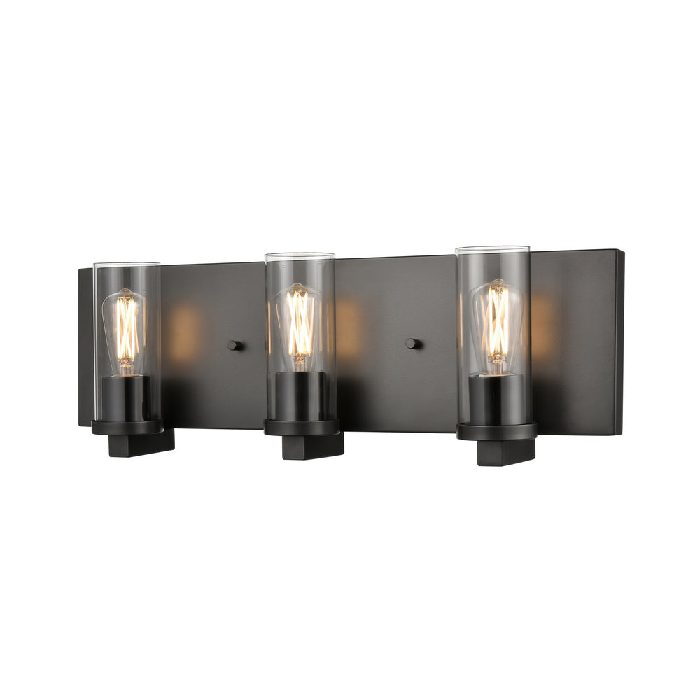 DVI Canada - Three Light Vanity - Sambre - Multiple Finishes And Graphite w/Clear Glass- Union Lighting Luminaires Decor