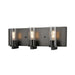 DVI Canada - Three Light Vanity - Sambre - Multiple Finishes And Graphite w/Clear Glass- Union Lighting Luminaires Decor