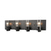 DVI Canada - Four Light Vanity - Sambre - Multiple Finishes And Graphite w/Clear Glass- Union Lighting Luminaires Decor