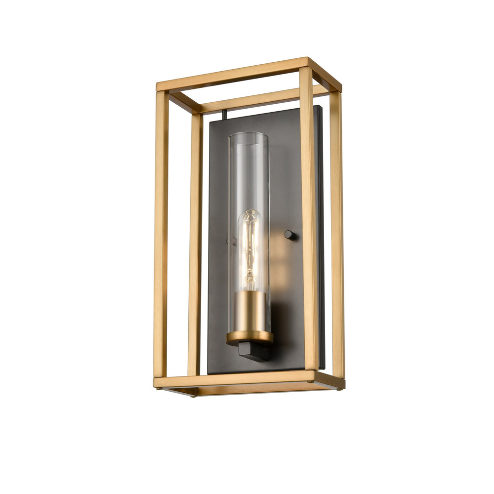 DVI Canada - One Light Wall Sconce - Sambre - Multiple Finishes And Brass And Graphite w/Clear Glass- Union Lighting Luminaires Decor
