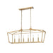 DVI Canada - Six Light Linear Pendant - Lundy'S Lane - Multiple Finishes And Brass- Union Lighting Luminaires Decor