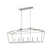 DVI Canada - Six Light Linear Pendant - Lundy'S Lane - Multiple Finishes And Satin Nickel- Union Lighting Luminaires Decor