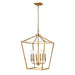 DVI Canada - Six Light Foyer Pendant - Lundy'S Lane - Multiple Finishes And Brass- Union Lighting Luminaires Decor