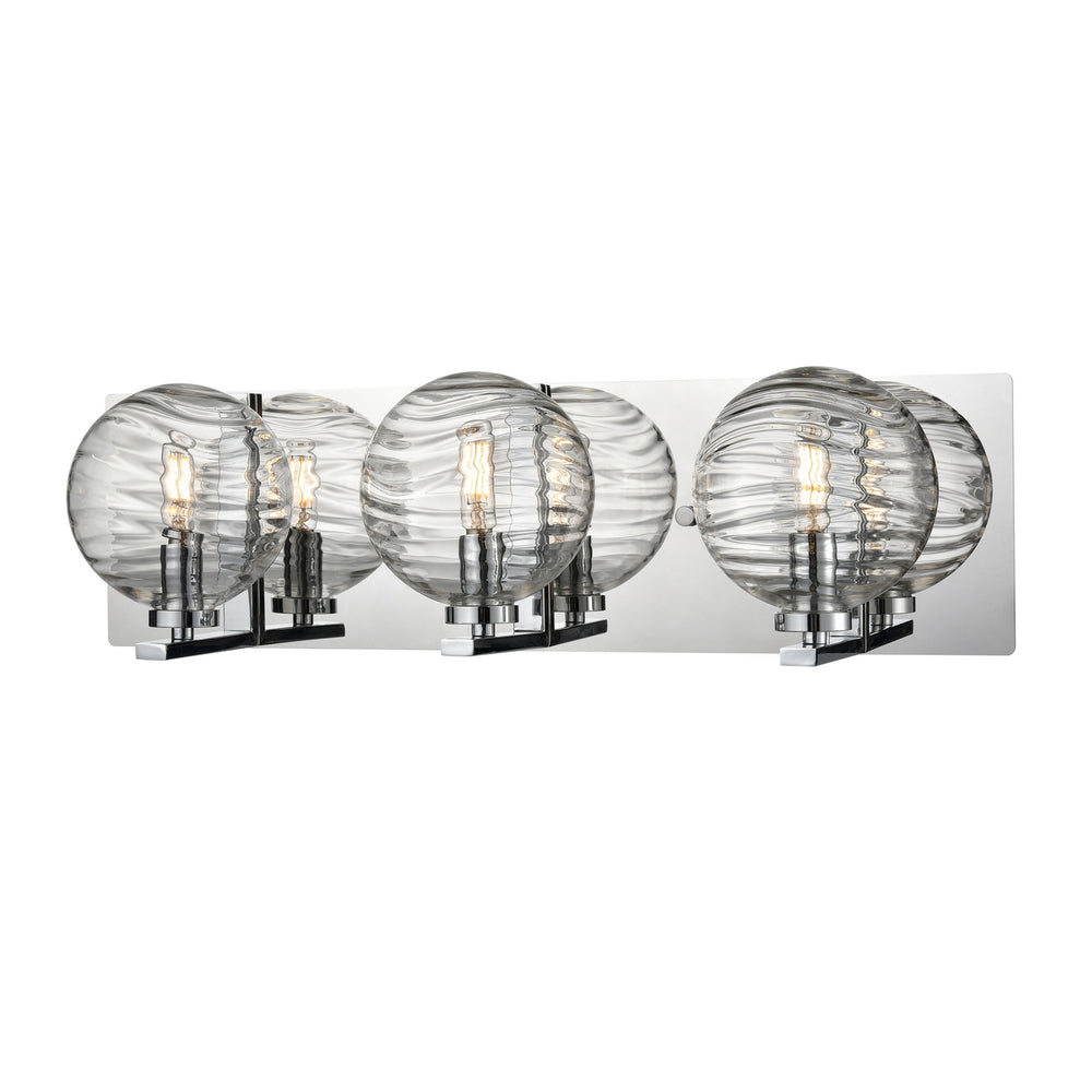 DVI Canada - Three Light Vanity - Tropea - Chrome- Union Lighting Luminaires Decor