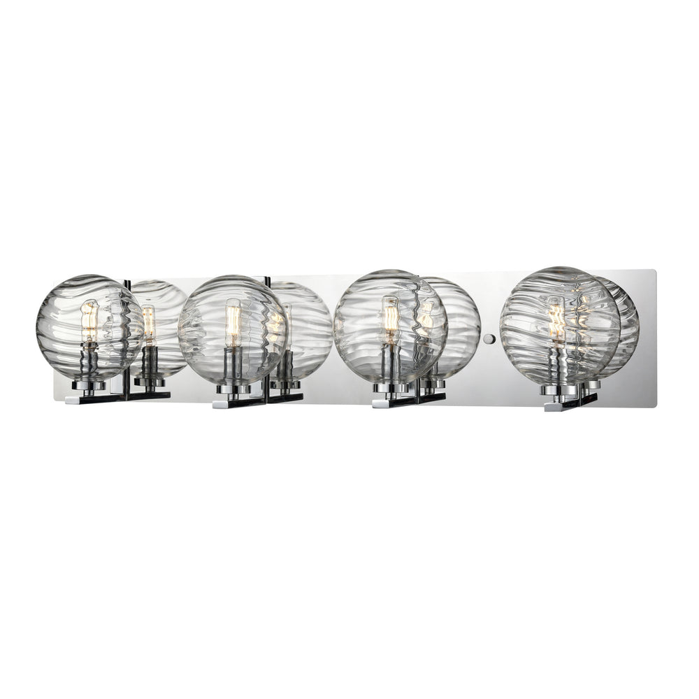 DVI Canada - Four Light Vanity - Tropea - Chrome- Union Lighting Luminaires Decor