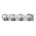 DVI Canada - Four Light Vanity - Tropea - Chrome- Union Lighting Luminaires Decor