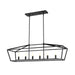 DVI Canada - Six Light Linear Pendant - Cabot Trail - Graphite- Union Lighting Luminaires Decor