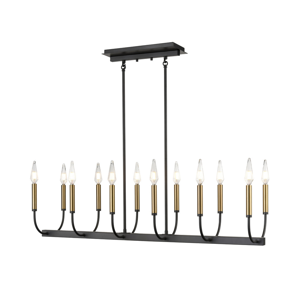 DVI Canada - 12 Light Linear Pendant - Olivia - Multiple Finishes And Graphite- Union Lighting Luminaires Decor