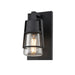 DVI Canada - One Light Wall Sconce - Lake Of The Woods Outdoor - Black w/Clear Glass- Union Lighting Luminaires Decor