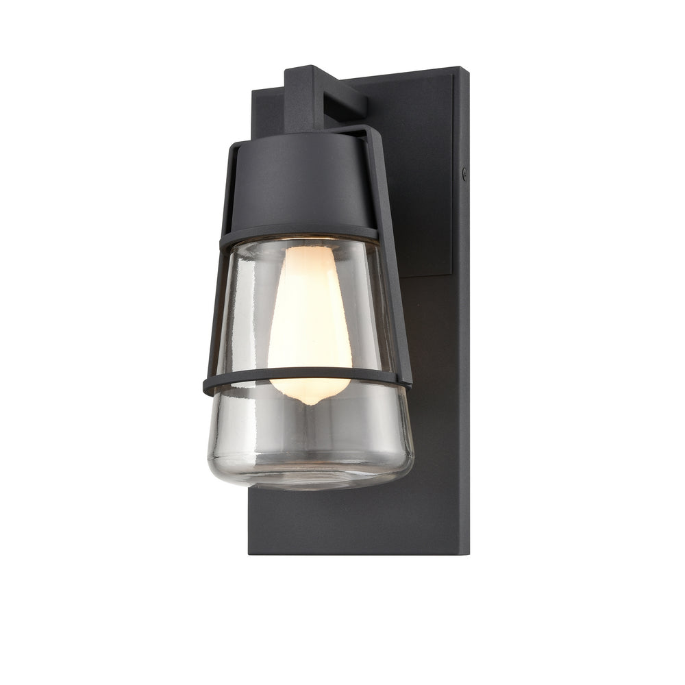 DVI Canada - One Light Wall Sconce - Lake Of The Woods Outdoor - Black w/Clear Glass- Union Lighting Luminaires Decor