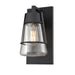 DVI Canada - One Light Wall Sconce - Lake Of The Woods Outdoor - Black w/Clear Glass- Union Lighting Luminaires Decor