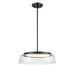 DVI Canada - LED Dual Mount - Triptych - Graphite w/Clear Glass- Union Lighting Luminaires Decor