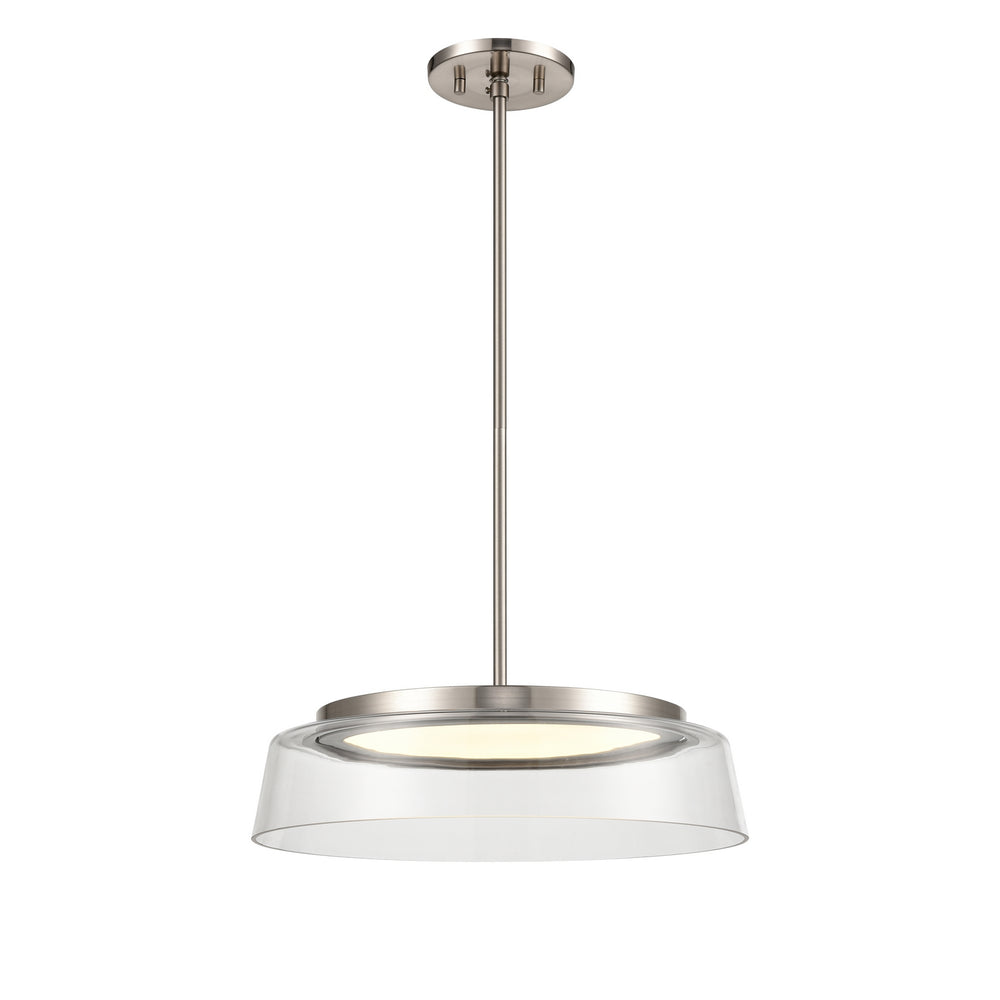 DVI Canada - LED Dual Mount - Triptych - Satin Nickel w/Clear Glass- Union Lighting Luminaires Decor