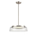DVI Canada - LED Dual Mount - Triptych - Satin Nickel w/Clear Glass- Union Lighting Luminaires Decor