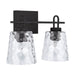 Capital Lighting - Two Light Vanity - Fenton - Black Iron- Union Lighting Luminaires Decor