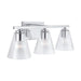 Capital Lighting - Three Light Vanity - Layla - Chrome- Union Lighting Luminaires Decor