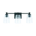 Capital Lighting - Three Light Vanity - Myles - Matte Black- Union Lighting Luminaires Decor