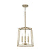 Capital Lighting - Four Light Foyer - Thea - Aged Brass- Union Lighting Luminaires Decor