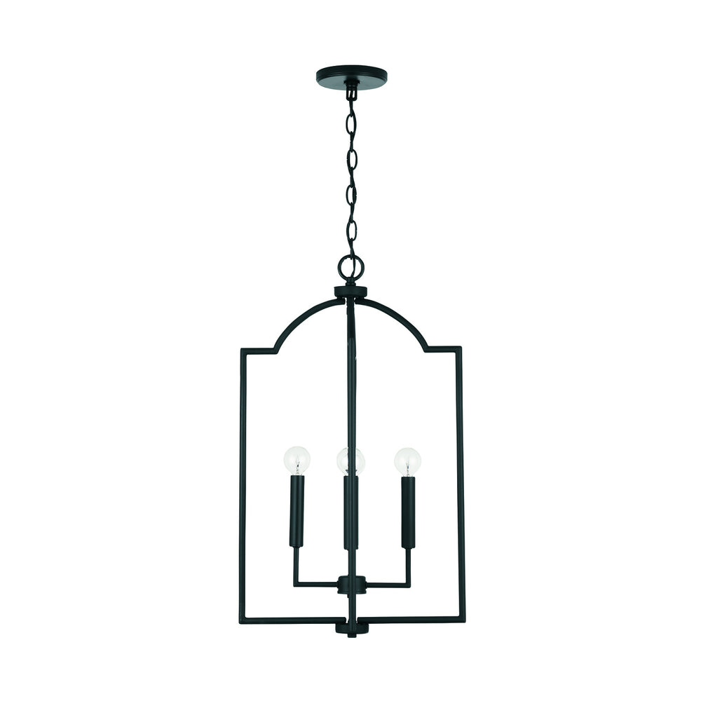 Capital Lighting - Four Light Foyer - Carter - Matte Black- Union Lighting Luminaires Decor