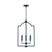 Capital Lighting - Four Light Foyer - Carter - Matte Black- Union Lighting Luminaires Decor