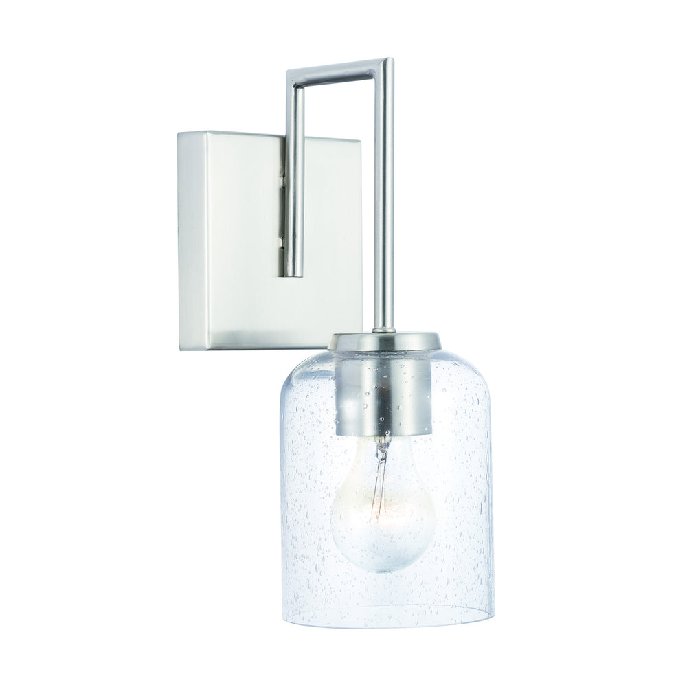 Capital Lighting - One Light Wall Sconce - Carter - Brushed Nickel- Union Lighting Luminaires Decor