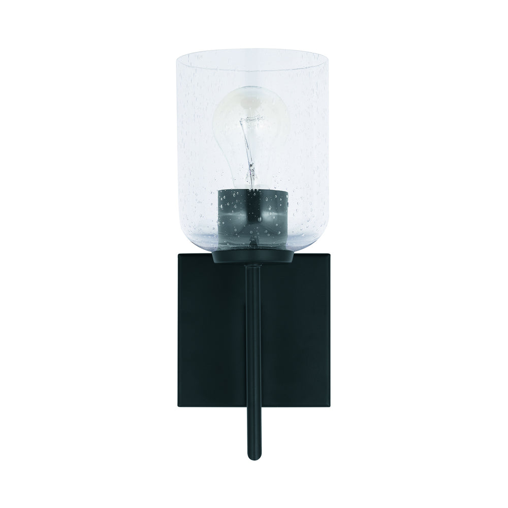 Capital Lighting - One Light Wall Sconce - Carter - Matte Black- Union Lighting Luminaires Decor