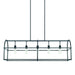 Capital Lighting - Five Light Island Pendant - Aubrey - Matte Black- Union Lighting Luminaires Decor
