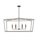 Capital Lighting - Six Light Island Pendant - Thea - Oil Rubbed Bronze- Union Lighting Luminaires Decor