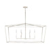 Capital Lighting - Six Light Island Pendant - Thea - Polished Nickel- Union Lighting Luminaires Decor