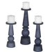 Uttermost - Candleholders, S/3 - Cassiopeia - Blue/White- Union Lighting Luminaires Decor