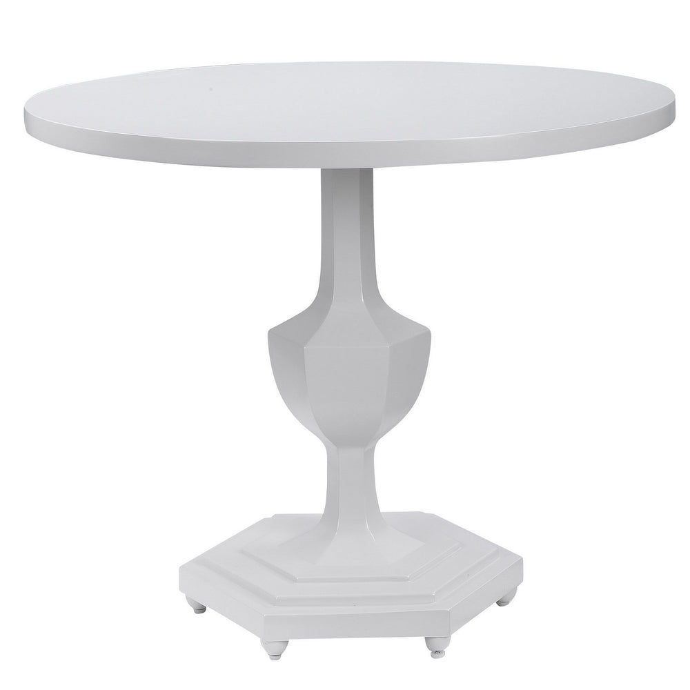 Uttermost - Foyer Table - Kabarda - Gloss White- Union Lighting Luminaires Decor