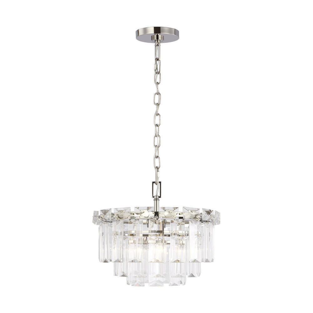 Visual Comfort Studio Canada - Four Light Chandelier - Arden - Polished Nickel- Union Lighting Luminaires Decor