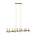 Visual Comfort Studio Canada - Ten Light Chandelier - Geneva - Burnished Brass- Union Lighting Luminaires Decor