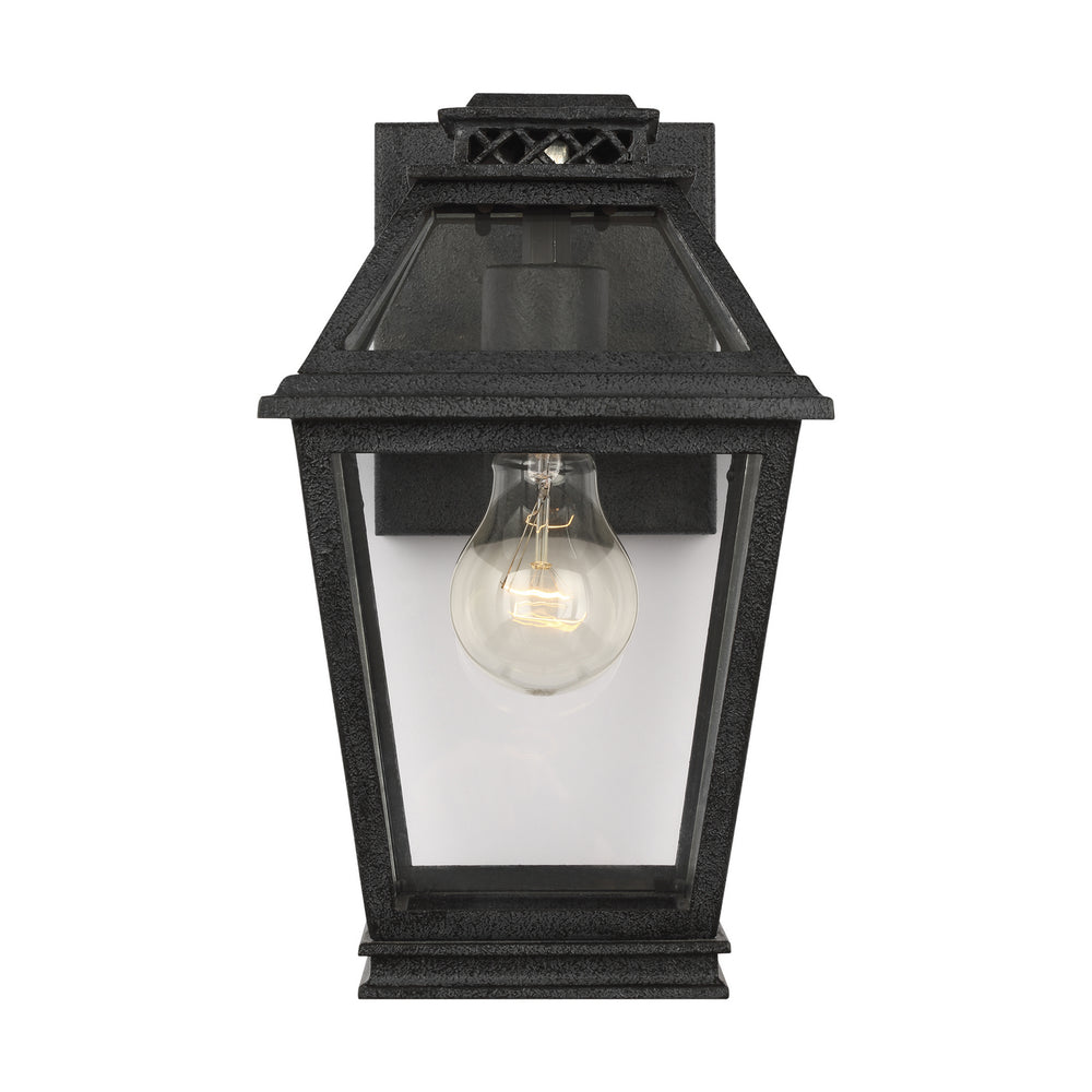 Visual Comfort Studio Canada - One Light Outdoor Wall Lantern - Falmouth - Dark Weathered Zinc- Union Lighting Luminaires Decor