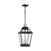 Visual Comfort Studio Canada - Four Light Hanging Lantern - Falmouth - Dark Weathered Zinc- Union Lighting Luminaires Decor