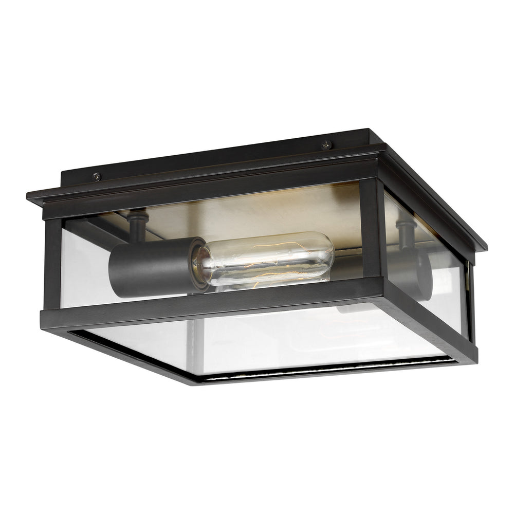 Visual Comfort Studio Canada - Two Light Outdoor Flush Mount - Freeport - Heritage Copper- Union Lighting Luminaires Decor