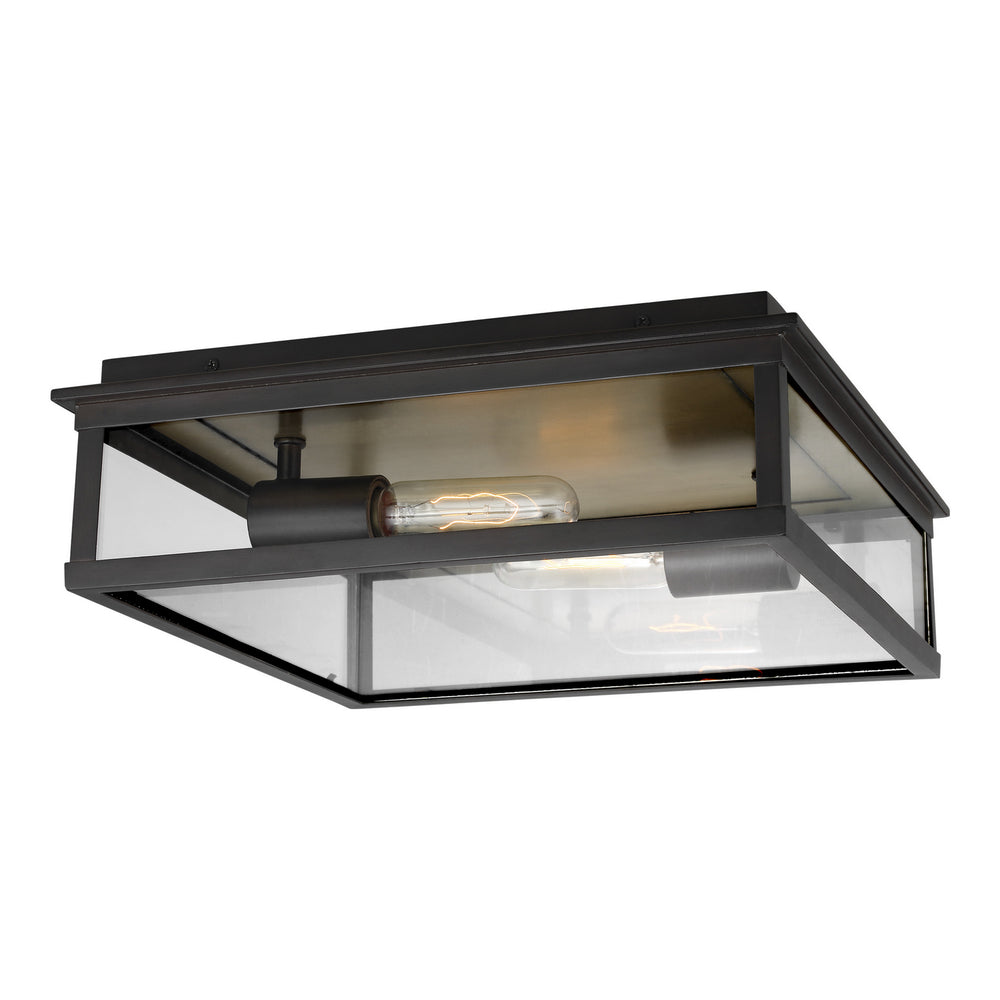 Visual Comfort Studio Canada - Two Light Outdoor Flush Mount - Freeport - Heritage Copper- Union Lighting Luminaires Decor