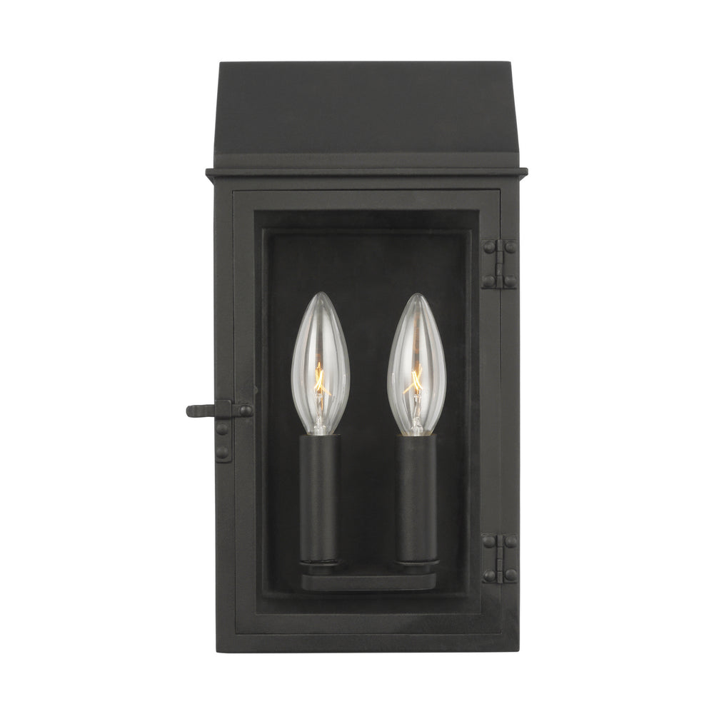 Visual Comfort Studio Canada - Two Light Outdoor Wall Lantern - Hingham - Textured Black- Union Lighting Luminaires Decor