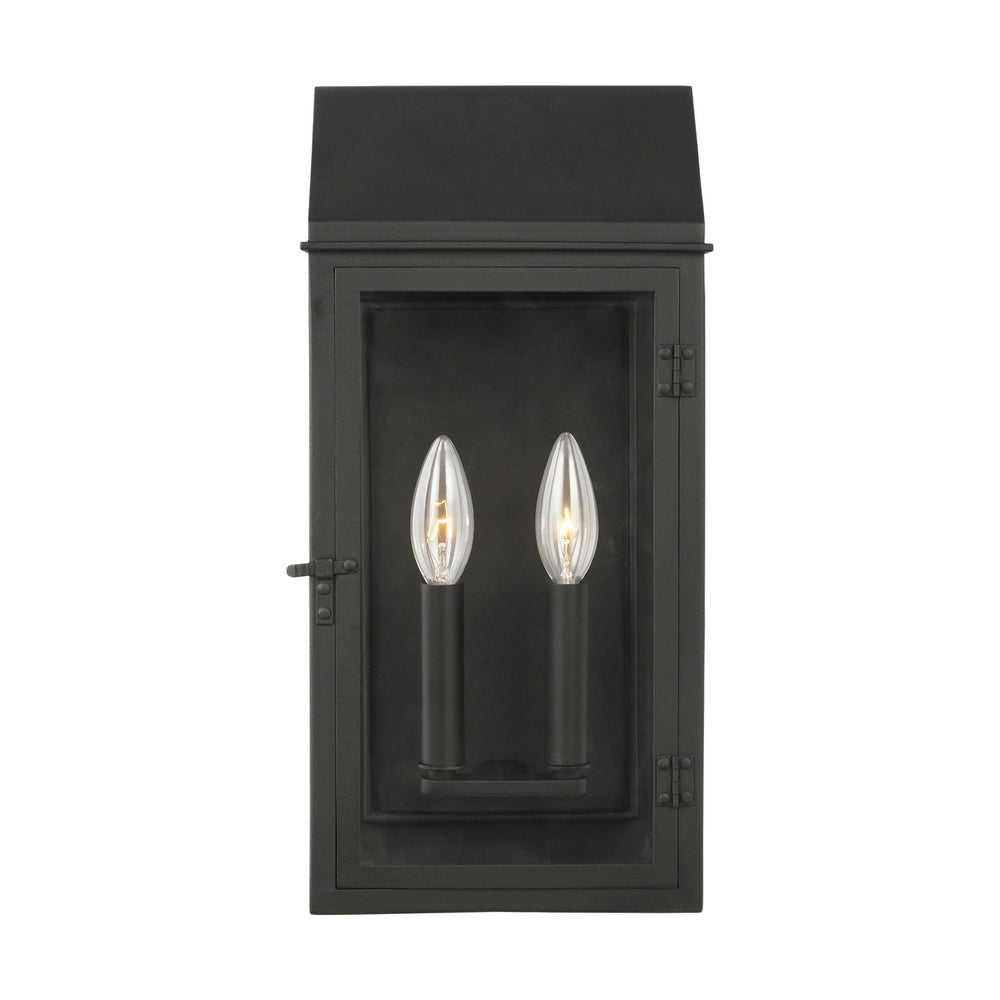 Visual Comfort Studio Canada - Two Light Outdoor Wall Lantern - Hingham - Textured Black- Union Lighting Luminaires Decor