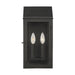 Visual Comfort Studio Canada - Two Light Outdoor Wall Lantern - Hingham - Textured Black- Union Lighting Luminaires Decor