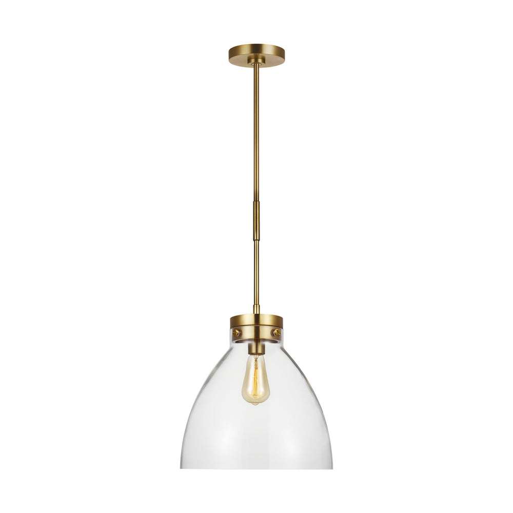 Visual Comfort Studio Canada - One Light Pendant - Garrett - Burnished Brass- Union Lighting Luminaires Decor