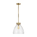 Visual Comfort Studio Canada - One Light Pendant - Garrett - Burnished Brass- Union Lighting Luminaires Decor