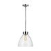 Visual Comfort Studio Canada - One Light Pendant - Garrett - Polished Nickel- Union Lighting Luminaires Decor