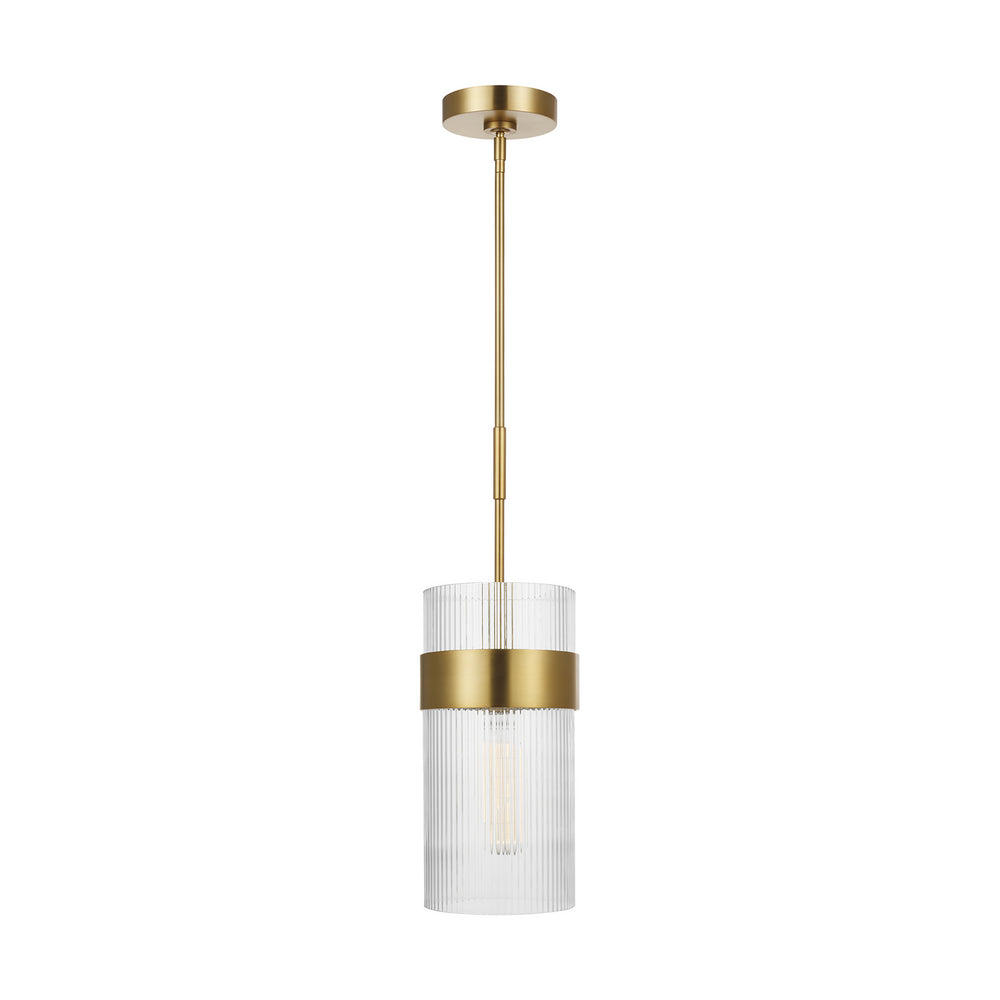 Visual Comfort Studio Canada - One Light Pendant - Geneva - Burnished Brass- Union Lighting Luminaires Decor