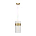 Visual Comfort Studio Canada - One Light Pendant - Geneva - Burnished Brass- Union Lighting Luminaires Decor