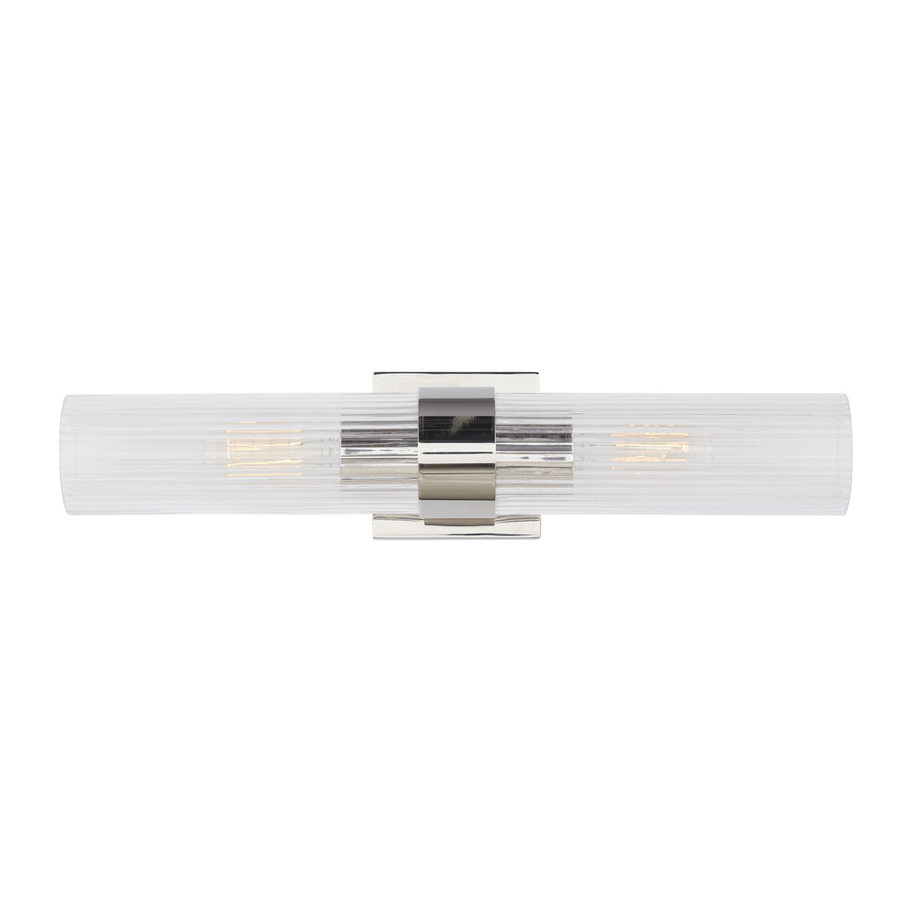 Visual Comfort Studio Canada - Two Light Wall Sconce - Geneva - Polished Nickel- Union Lighting Luminaires Decor