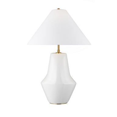 Visual Comfort Studio Canada - One Light Table Lamp - Contour - Arctic White- Union Lighting Luminaires Decor