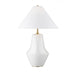 Visual Comfort Studio Canada - One Light Table Lamp - Contour - Arctic White- Union Lighting Luminaires Decor