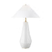 Visual Comfort Studio Canada - One Light Table Lamp - Contour - Arctic White- Union Lighting Luminaires Decor
