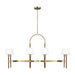Visual Comfort Studio Canada - Eight Light Chandelier - Katie - Time Worn Brass- Union Lighting Luminaires Decor